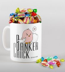 Kişiye Özel Bankacı Kupa ve Haribo Şeker Hediye Seti-11