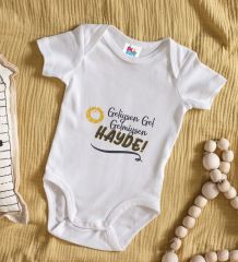 BK Kids Geliysen Gel Tasarımlı Beyaz Bebek Body Zıbın-1