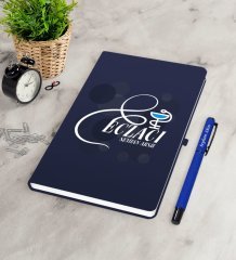 Kişiye Özel Eczacı Lacivert Defter Kalem Seti-7