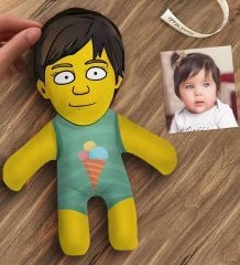 BK Gift Kişiye Özel Simpsons Figürlü Bebek Yastık - Model 4