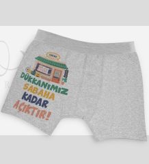 BK Gift Özel Tasarım Eğlenceli Erkek Boxer Serisi - Model 25