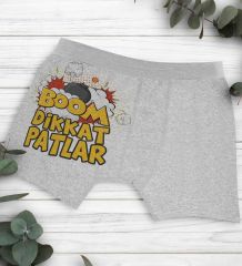 BK Gift Özel Tasarım Eğlenceli Erkek Boxer Serisi - Model 23