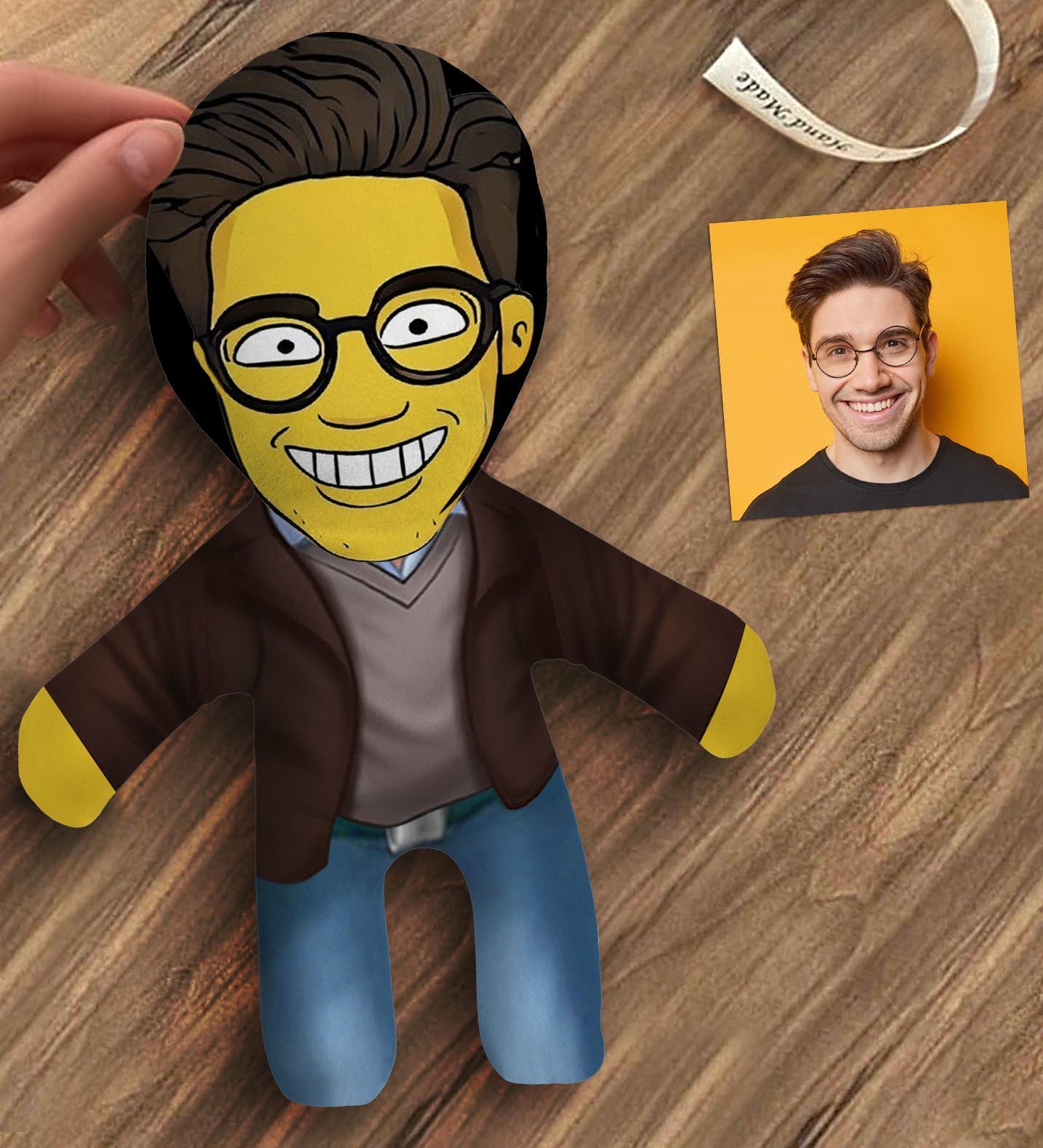 BK Gift Kişiye Özel Simpsons Figürlü Bebek Yastık - Model 1