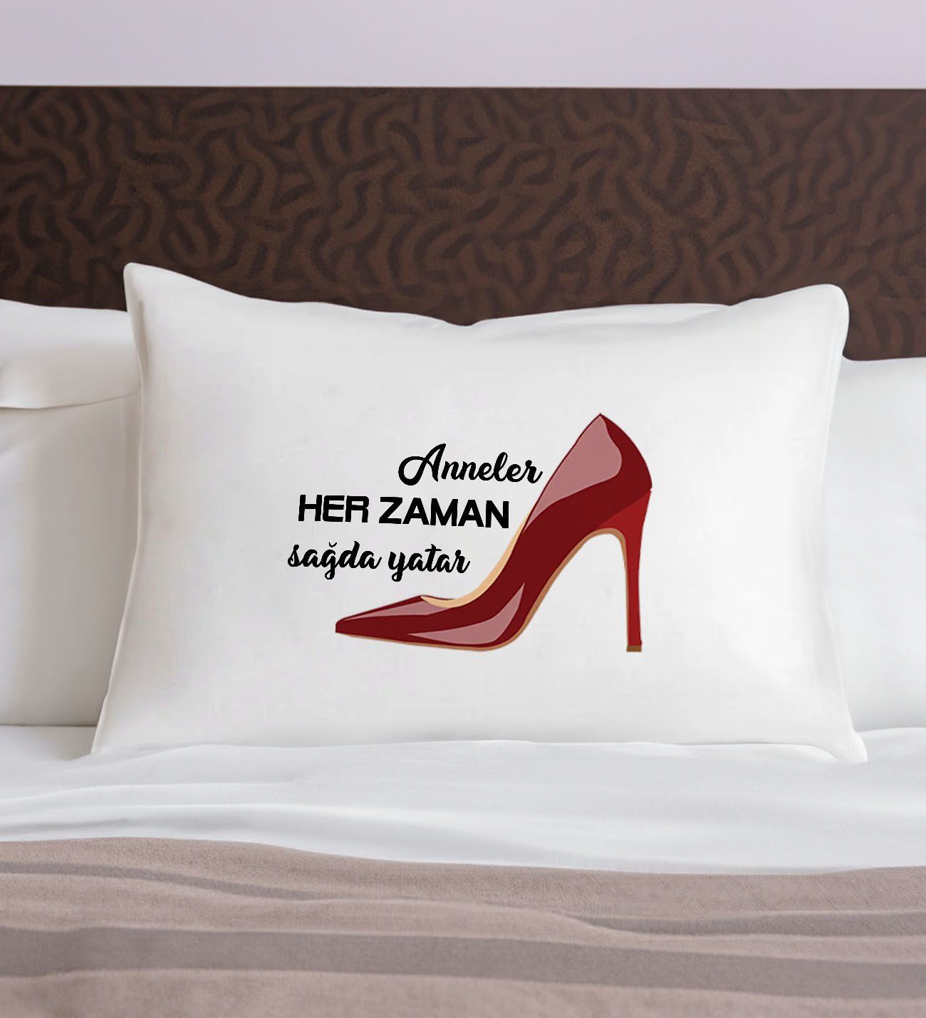 BK Gift Eğlenceli Tasarımlı Pamuklu Yastık Kılıfı-1 50x70cm , Sevgiliye Hediye, Ev Hediyesi, Tasarım Ev Tekstili