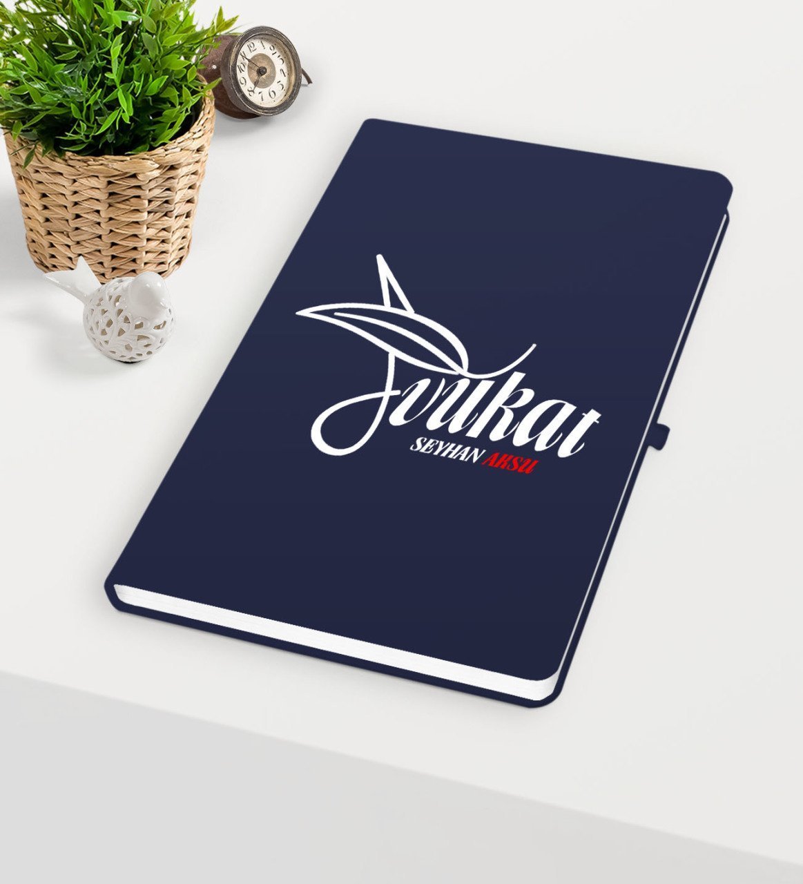 Kişiye Özel Avukat Temalı Lacivert Defter - 9