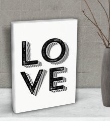 BK Gift Yatak Odası Konseptli Dekoratif Mini Kanvas Tablo 15x20cm-81