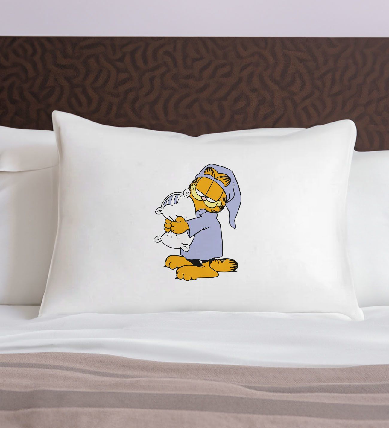 BK Gift Eğlenceli Kedi Tasarımlı Pamuklu Yastık Kılıfı-7 50x70cm , Sevgiliye Hediye, Ev Hediyesi, Tasarım Ev Tekstili