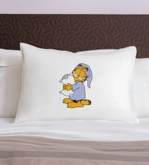 BK Gift Eğlenceli Kedi Tasarımlı Pamuklu Yastık Kılıfı-7 50x70cm , Sevgiliye Hediye, Ev Hediyesi, Tasarım Ev Tekstili