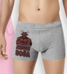 BK Gift Özel Tasarım Eğlenceli Erkek Boxer Serisi - Model 19