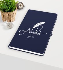 Kişiye Özel Avukat Temalı Lacivert Defter - 6