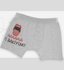 BK Gift Özel Tasarım Eğlenceli Erkek Boxer Serisi - Model 17