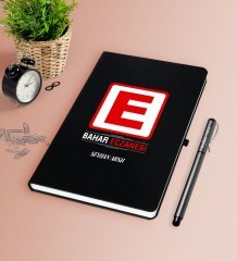 Kişiye Özel Eczane Siyah Defter Kalem Seti-1