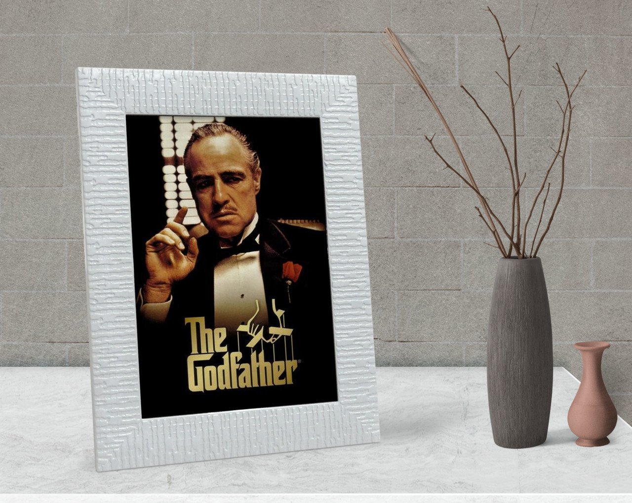 BK Home Godfather Baba Tasarımlı Dekoratif Çerçeve-4