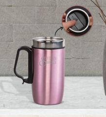 Kişiye Özel 5304 Pembe Çelik Termos Bardak 240ml