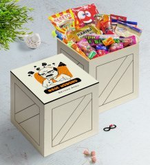 Kişiye Özel Okul Müdürü Ahşap Kutuda Nostaljik Lezzetler Hediye Seti-2