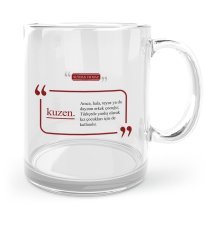 Kişiye Özel Kuzen Cam Kupa Bardak - 1