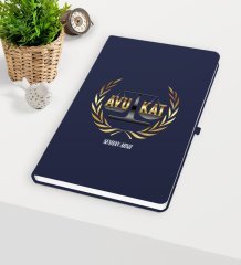 Kişiye Özel Avukat Temalı Lacivert Defter - 1