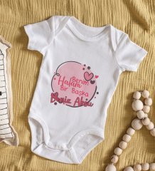 BK Kids İsimli Halam Bir Başka Tasarımlı Bebek Body Zıbın - Model 1