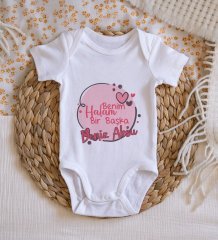 BK Kids İsimli Halam Bir Başka Tasarımlı Bebek Body Zıbın - Model 1