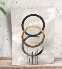 BK Gift Yatak Odası Konseptli Dekoratif Mini Kanvas Tablo 15x20cm-72