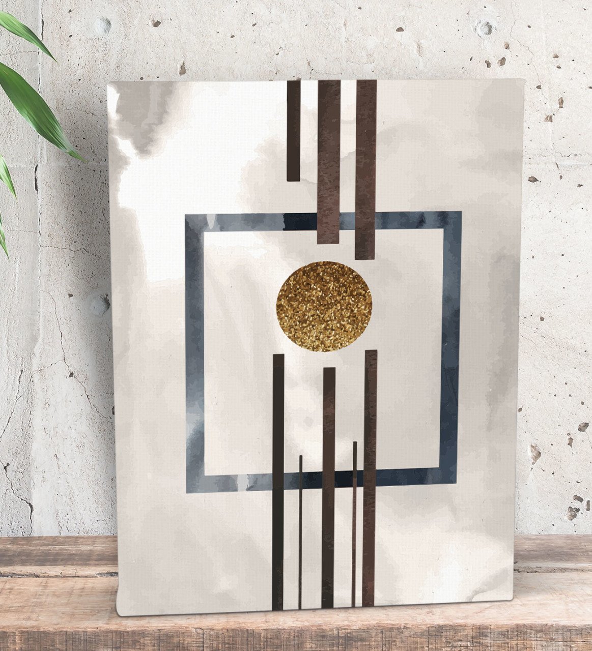 BK Gift Yatak Odası Konseptli Dekoratif Mini Kanvas Tablo 15x20cm-71