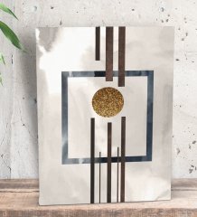 BK Gift Yatak Odası Konseptli Dekoratif Mini Kanvas Tablo 15x20cm-71