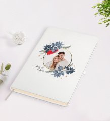 Kişiye Özel Sevgililer Günü Temalı İsimli Fotoğraflı Beyaz Defter-34