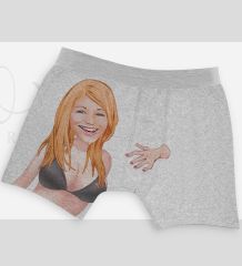 BK Gift Kişiye Özel Karikatürlü Eğlenceli Erkek Boxer Serisi - Model 10
