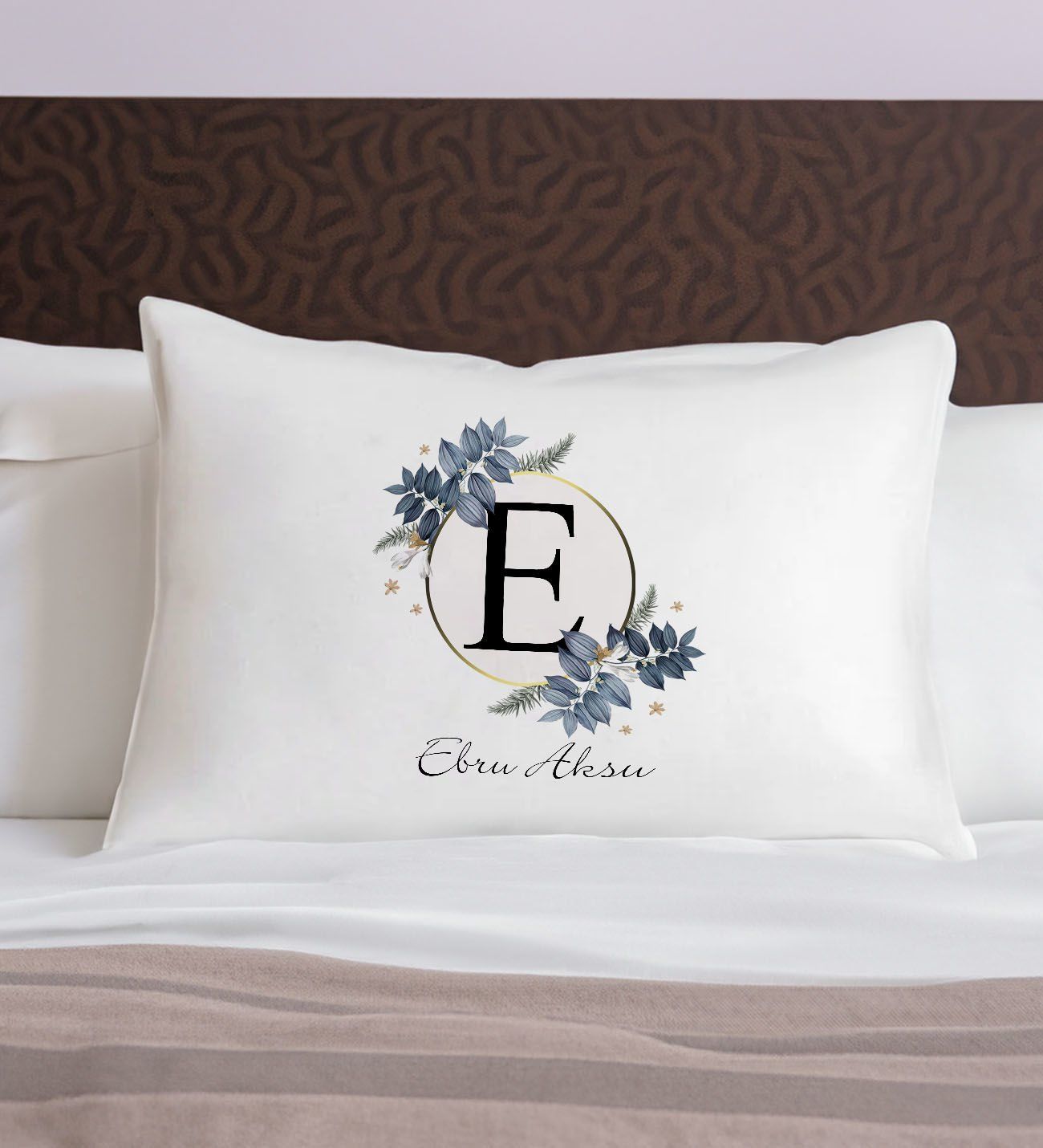 BK Gift Kişiye Özel İsimli Pamuklu Yastık Kılıfı-3 50x70cm , Sevgiliye Hediye, Ev Hediyesi, Tasarım Ev Tekstili