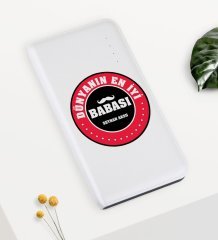 Kişiye Özel Dünyanın En İyi Babası Pb-159 7000 mAh Powerbank-7