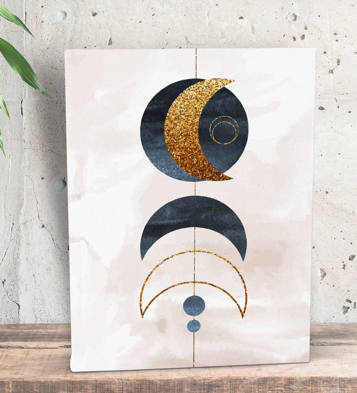 BK Gift Yatak Odası Konseptli Dekoratif Mini Kanvas Tablo 15x20cm-65