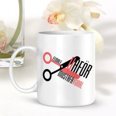 Kişiye Özel Mesleki Kuaför Beyaz Kupa Bardak - 003