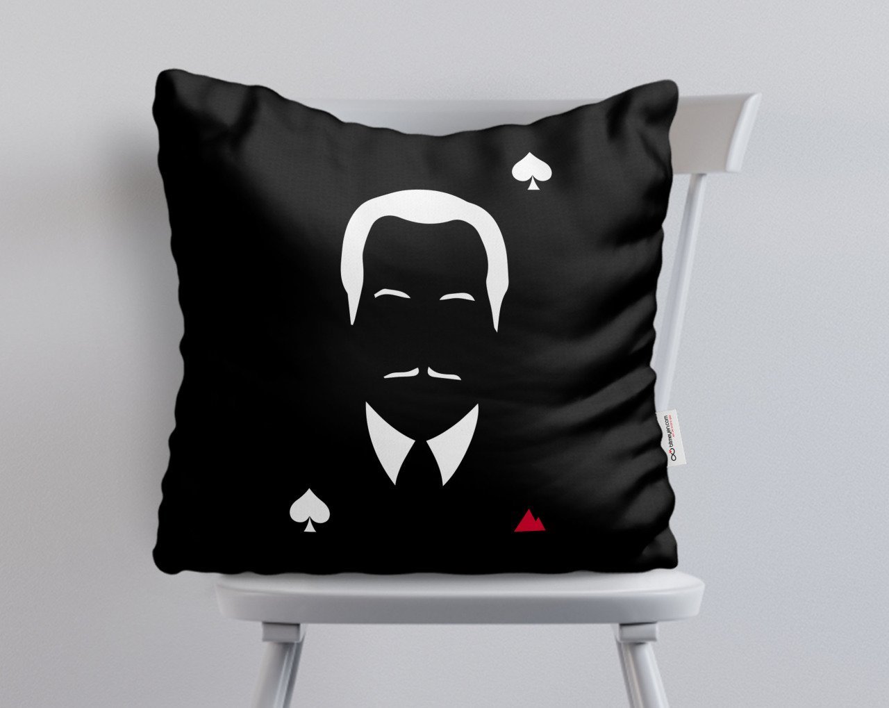 BK Home Godfather Baba Tasarımlı Beyaz Yastık-15