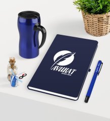 Kişiye Özel Avukat Temalı Lacivert Defter Kalem ve Termos Mug Seti  - 12