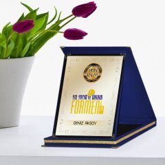 Kişiye Özel Yılın En İyi Yol Yapım ve Onarım Formeni Lacivert Plaket Ödülü - 1