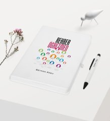 Kişiye Özel Rehber Öğretmen Temalı Beyaz Defter Kalem Hediye Seti