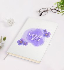 Kişiye Özel Kadınlar Günü Tasarımlı Beyaz Defter-16