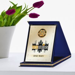 Kişiye Özel Yılın En İyi Yapım Mühendisi Lacivert Plaket Ödülü - 2