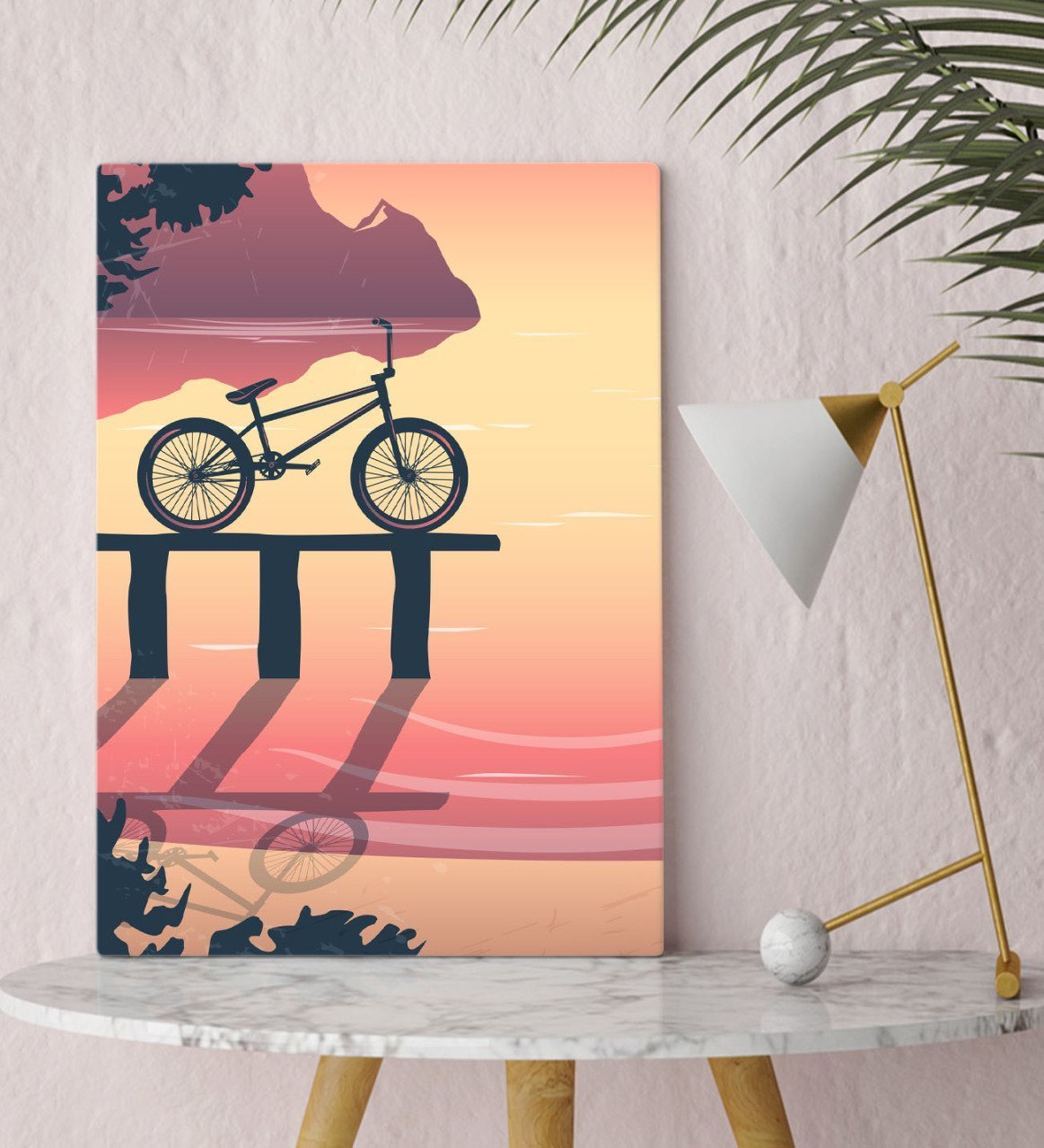 BK Gift Bisiklet Tasarımlı Kanvas Tablo 30x50cm-2