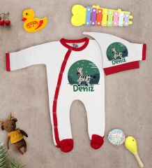 BK Kids Kişiye Özel Bebek Kıyafeti, Bebek Giyim Hediyesi, Tulum Zıbın ve Kukuletalı Şapka Seti-18