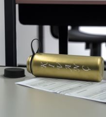 BK Gift Kişiye Özel İsimli 2’li Pembe ve Gold Cam Matara 500ml, Sevgiliye Hediye, İsimli Cam Matara, Sevgililer Günü