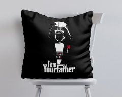 BK Home Godfather Baba Tasarımlı Beyaz Yastık-23