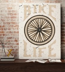 BK Gift Bike Life Tasarımlı Kanvas Tablo 70x100cm-1