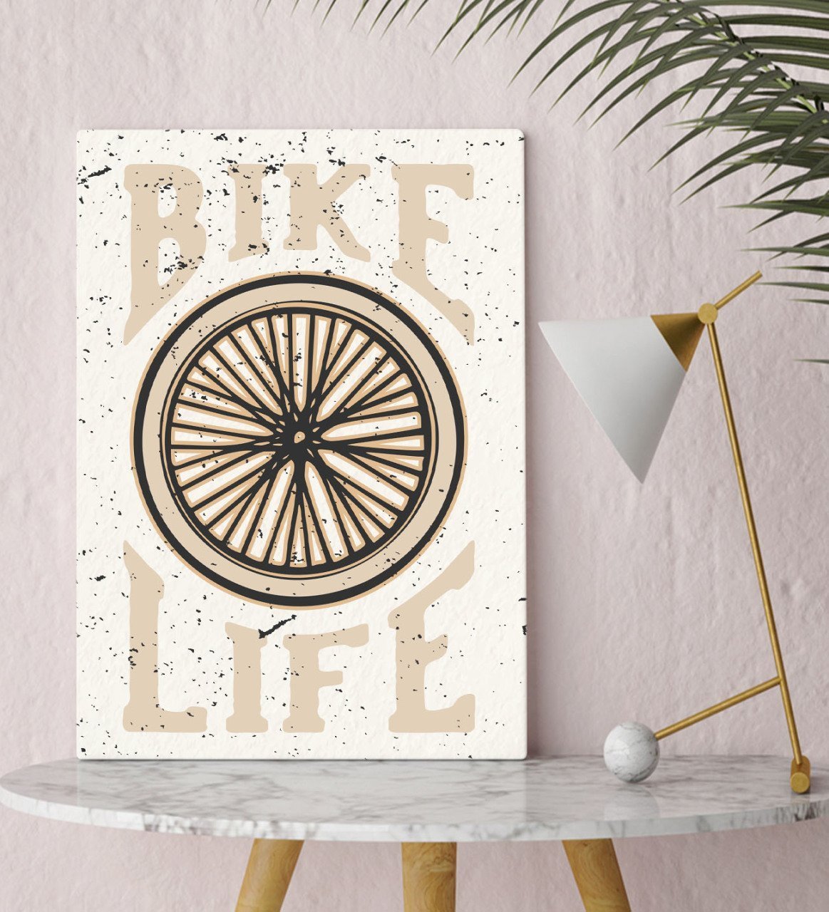 BK Gift Bike Life Tasarımlı Kanvas Tablo 30x50cm-1
