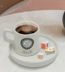Kişiye Özel Sunum Tabaklı İsimli Türk Kahvesi Fincanı Model 2