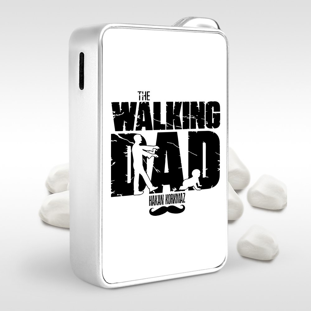Kişiye Özel The Walking Dad Tasarımlı Metal Çakmak - 1