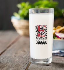 Kişiye Özel Renkli Baskılı Harfli Rakı Bardağı-3