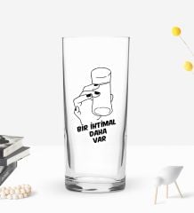 BK Gift Kişiye Özel İsimli DTF Eğlenceli Rakı Tasarımlı Rakı Bardağı-1, Arkadaşa Hediye, Sevgiliye Hediye