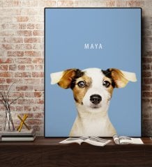 Kişiye Özel Evcil Dost Kanvas Tablo 50x70cm-1