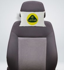 BK Gift Lotus Tasarımlı Dikdörtgen Araç Koltuk Yastığı-1